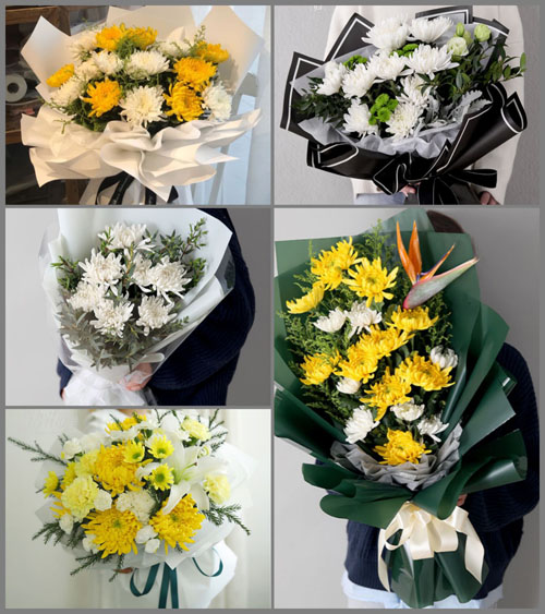 江苏无锡江阴市澄江街道文富村白事花束代送